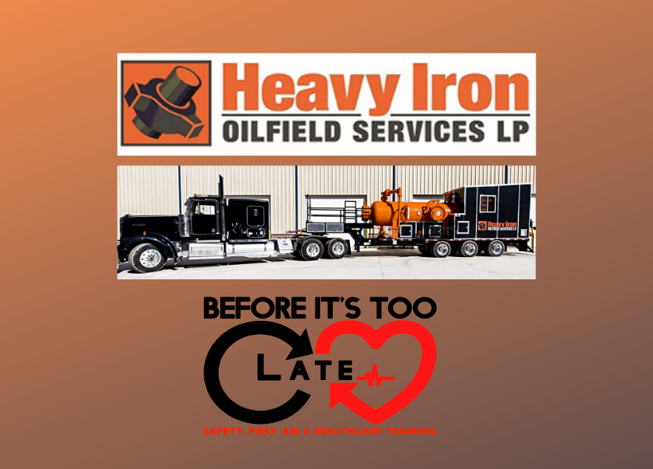 Heavy Iron Oilfield Services receives First Aid/CPR Training